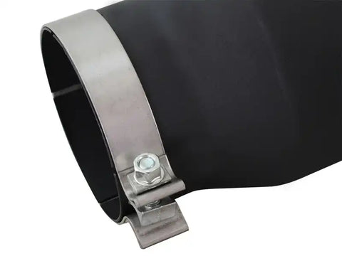 aFe 49T50702-B12 MACHForce XP 5in 304 Stainless Steel Exhaust Tip 5 In x 7 Out 12L Bolt On Right - Black