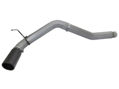 aFe 49-46112-B LARGE BORE HD 5in DPF-Back SS Exhaust w/ Black Tip 2016 Nissan Titan 5.0L V8 (td) CC SB