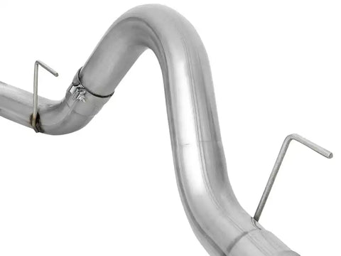 aFe 49-03106-P Atlas 4in Aluminized Steel DPF-Back Exh 18-19 Ford F-150 V6-3.0L (td) w/ Polished Tip