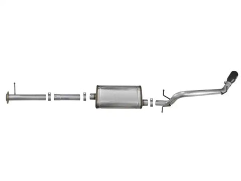 aFe 49-44058-B Mach Force-XP Exhaust 3in CB SS 15-17 GM Colorado/Canyon 2.5L/3.6L Side Exit w/ Black Tip