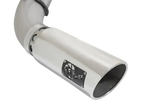 aFe 49-06112-P Atlas Exhaust 5in DPF-Back Aluminized Steel 2016 Nissan Titan XD V8-5.0L w/ Polished Tip