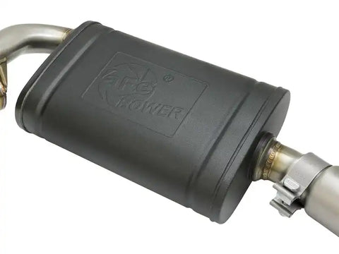 aFe 49-36415-C MACHForce-Xp 2in 304 SS Cat-Back Exhaust w/Carbon Fiber Tips 13-16 Porsche Boxster 2.7L/3.4L