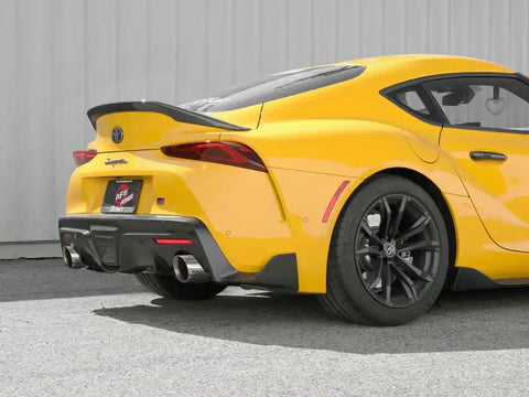 aFe 49-36050-P POWER Takeda 2021 Toyota Supra 2.0L (t) 2.5in-3in 304 SS CB Exhaust w/ Polished Tips