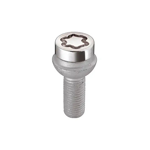 McGard Wheel Lock Bolt Set - 4pk. (Radius Seat) M12X1.5 / 17mm Hex 23.3mm Shank Length Chrome