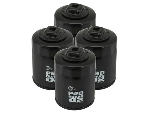 aFe 44-LF016-MB Pro GUARD D2 Oil Filter 99-14 Nissan Trucks / 01-15 Honda Cars (4 Pack)