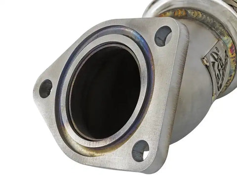 aFe 48-36605 Power Elite Twisted Steel 16-17 Honda Civic I4-1.5L (t) 2.5in Rear Down-Pipe Mid-Pipe