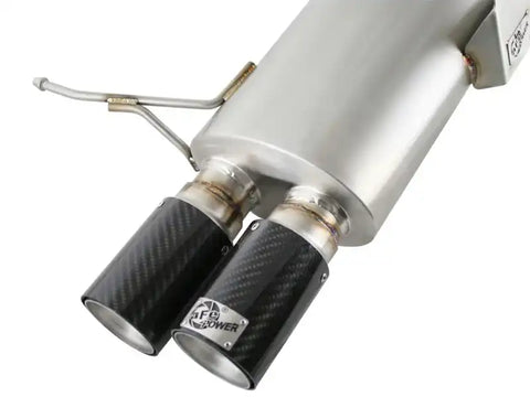 aFe 49-36312-C MACHForce XP Exhaust Cat-Back 2.5in Dia Carbon Fiber Tips SS-304 07-13 BMW M3 (E92/93) V8 4.0L