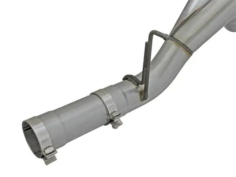 aFe 49-44080-P LARGE Bore HD 4in Dual DPF-Back SS Exhaust w/Polished Tip 16-17 GM Diesel Truck V8-6.6L (td) LML