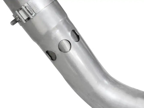 aFe 49-43122-B Large Bore-HD 4in 409 Stainless Steel DPF-Back Exhaust w/Black Tip 15-16 Ford Diesel V8 Trucks