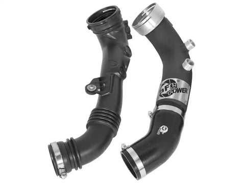 aFe 46-20159-B BladeRunner 3in Black Intercooler Tube Cold Side w/ Couplings & Clamps 07-10 BMW 335i 3.0L (tt)