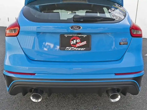 aFe 49-33103-P Takeda 3in 304 SS Cat-Back Exhaust w/ Polished Tip 16-18 Ford Focus RS 2.3L (t)