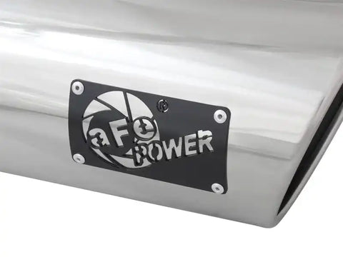 aFe 49T40606-P15 MACH Force-XP 304 SS Single Wall Polished Exhaust Tip Pair 4in Inlet x 6in Outlet 15in L