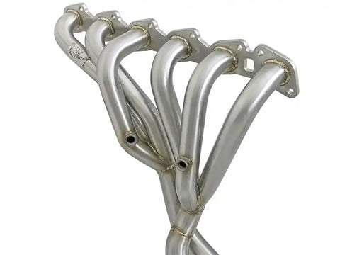 aFe 48-36109-YN Power Twisted Steel Long Tube Header & Connection Pipes 01-16 Nissan Patrol (Y61) V8-4.8L
