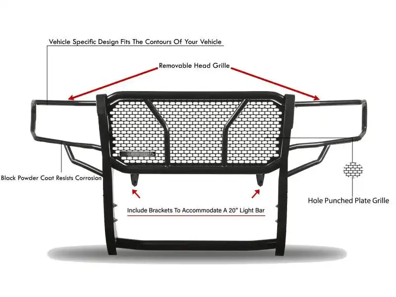 Rugged HD Grille Guard - MyTruckPoint
