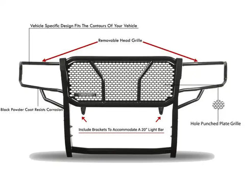 Rugged HD Grille Guard - MyTruckPoint