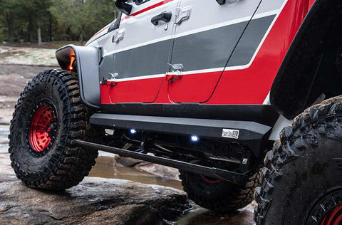 AMP Research 77132-01A - PowerStep XL Incl OEM Style Illumination 18-23 Jeep Wrangler JL 4 Doors