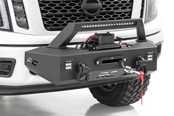 Rough Country 82000 - Winch Mount System 20 in. 1/4 Steel Includes Ins ...