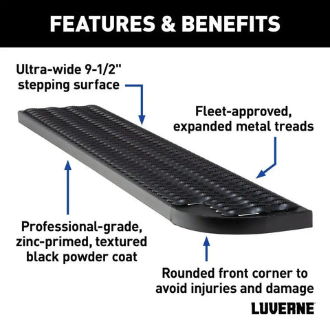 LUVERNE Grip Step XL Running Boards