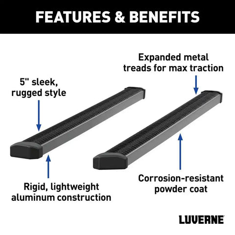 LUVERNE SlimGrip 5 Running Boards and Accessories