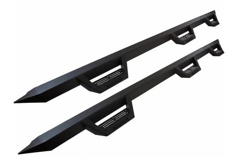 Raptor Series RTW113CH Magnum RT - Wheel To Drop Steps Black Textured Alloy Steel 07-13 Chevy Silverado/GMC Sierra 1500/2500/3500 14-14 Silverado/Sierra 2500/3500 Extended Cab 6.5ft Bed