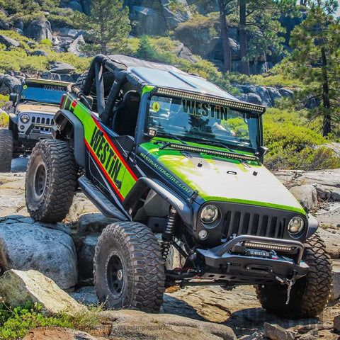 Westin WJ2 Stubby Front Bumper w/Bull Bar